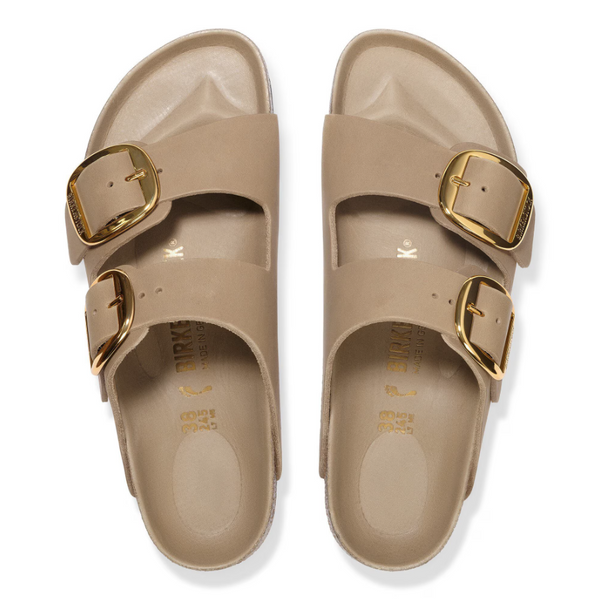 Arizona Big Buckle Oiled Leather - Tobacco Brown