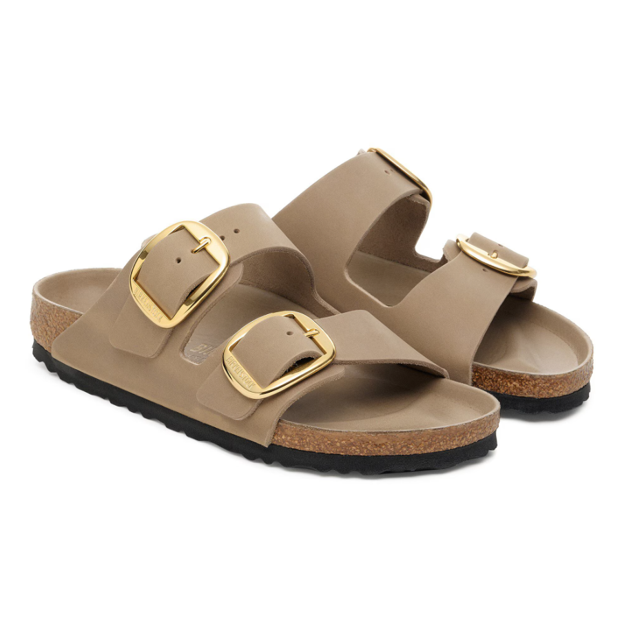 Arizona Big Buckle Oiled Leather - Tobacco Brown