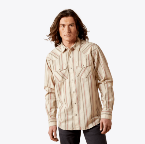 Hines Retro Fit Shirt - Off White