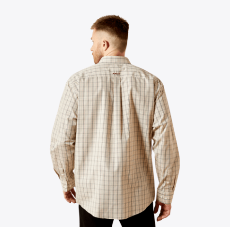 Wrinkle Free Alam Classic Fit Shirt - Cream