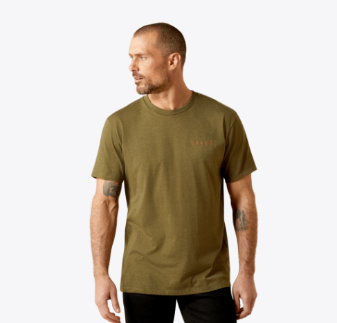 Ariat Ropers Seal T-Shirt - Military Heather