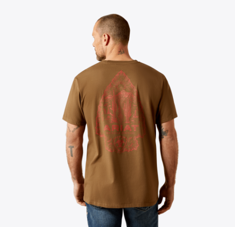 Ariat Stone Arrowhead T-Shirt - Teak