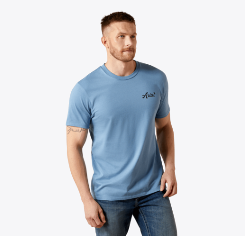 Ariat Cattle Co. T-Shirt - Coronet Blue