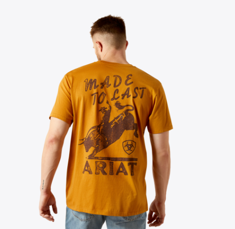 Ariat Big Bull Rider T-Shirt - Bone Brown