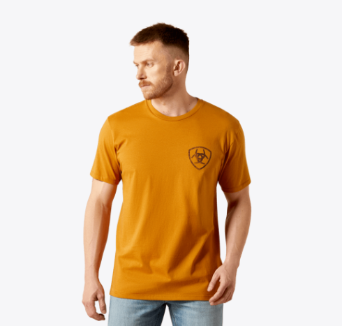 Ariat Big Bull Rider T-Shirt - Bone Brown