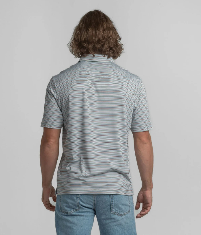 Sawgrass Stripe Polo - Alpine