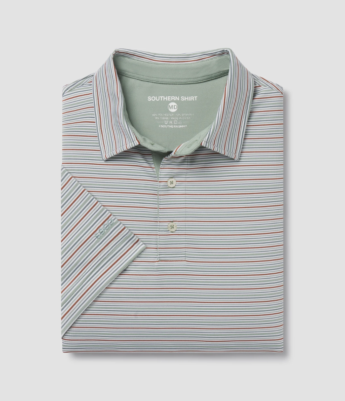 Sawgrass Stripe Polo - Alpine