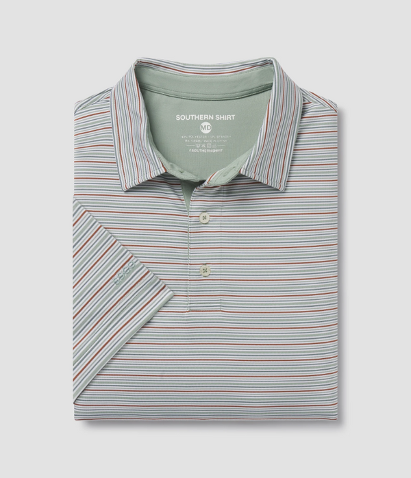 Sawgrass Stripe Polo - Alpine