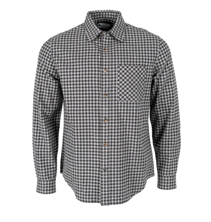 Downtown Flannel Shirt - Jackson Grey