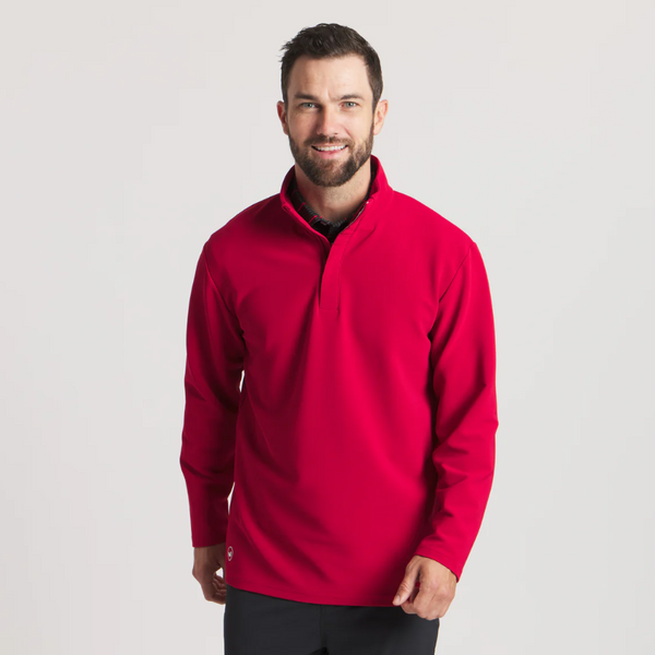 Canton Performance Quarterzip - Crimson