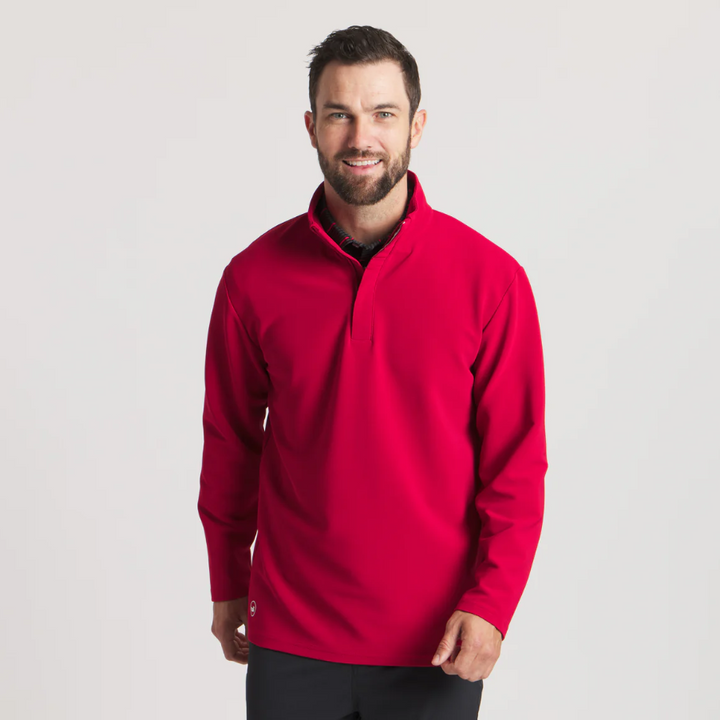 Canton Performance Quarterzip - Crimson