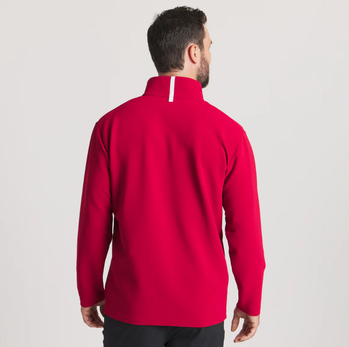 Canton Performance Quarterzip - Crimson