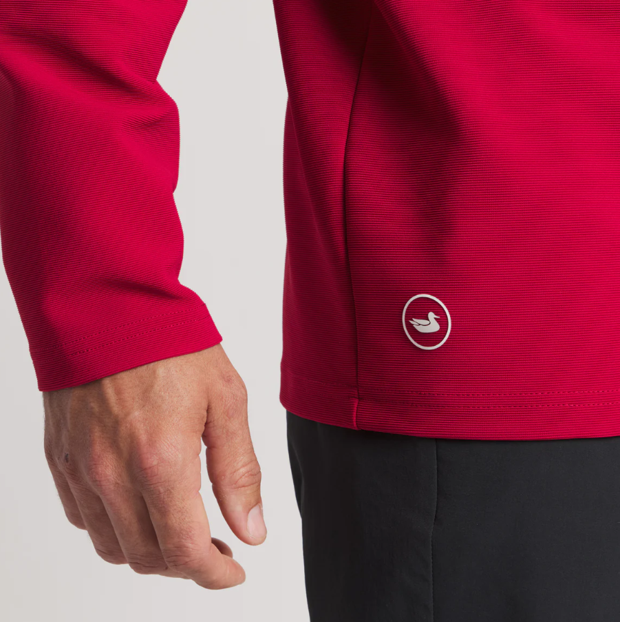 Canton Performance Quarterzip - Crimson