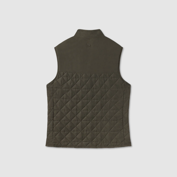 Lawrence Quilted Vest - Dark Olive