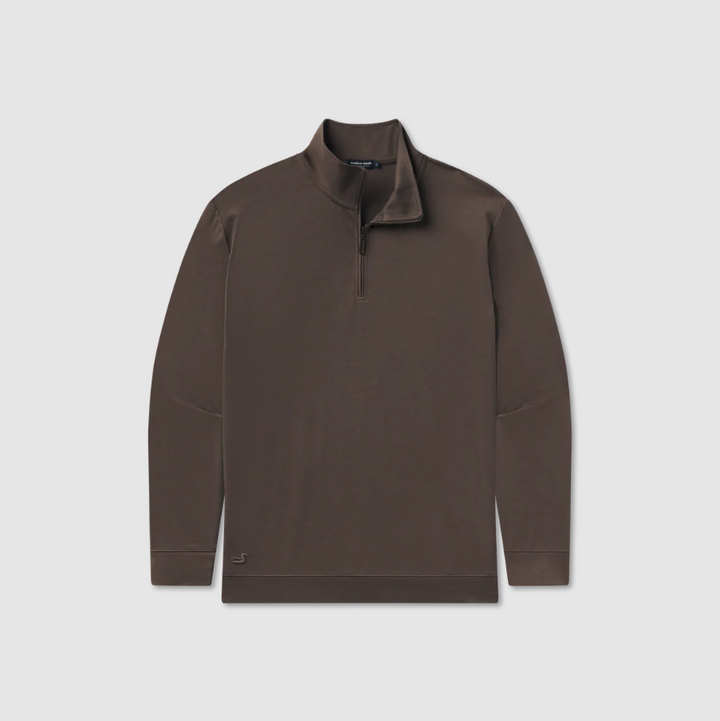Peachtree Performance Quarterzip - Stone Brown