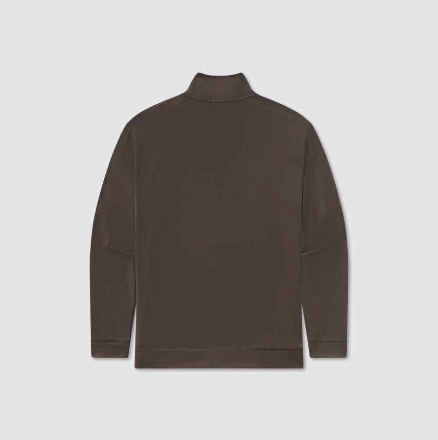 Peachtree Performance Quarterzip - Stone Brown