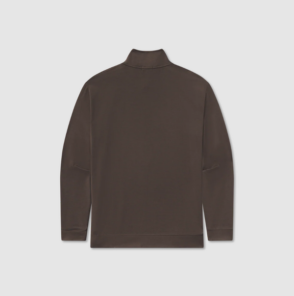Peachtree Performance Quarterzip - Stone Brown
