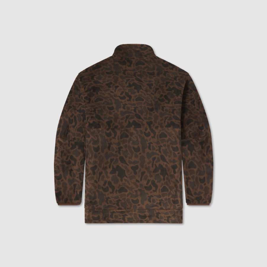 Wadsworth Fleece Pullover - Stone Brown Camo
