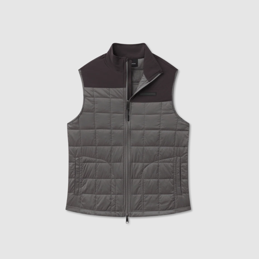 Falcon Hill Quilted Vest - Dark Gray