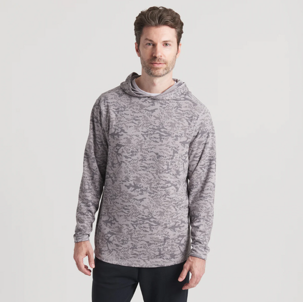 Birkdale MarshLUX Performance Hoodie- Dark Gray & Midnight Gray