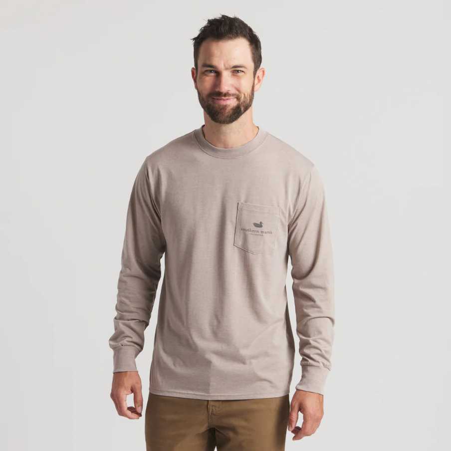 LS SEAWASH™ Tee - Undaunting - Burnt Taupe