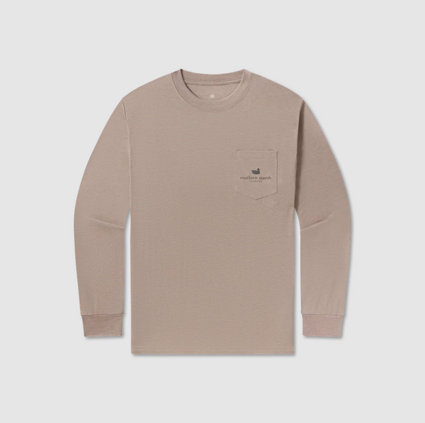 LS SEAWASH™ Tee - Undaunting - Burnt Taupe