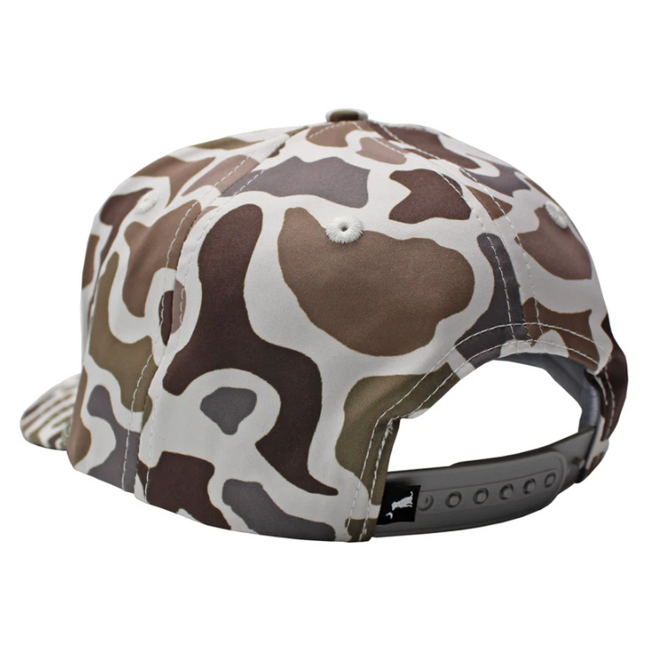 Youth Leather Patch High Crown Rope Hat