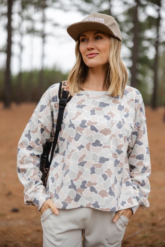 LG Revive Crewneck - Forest Camo Flora