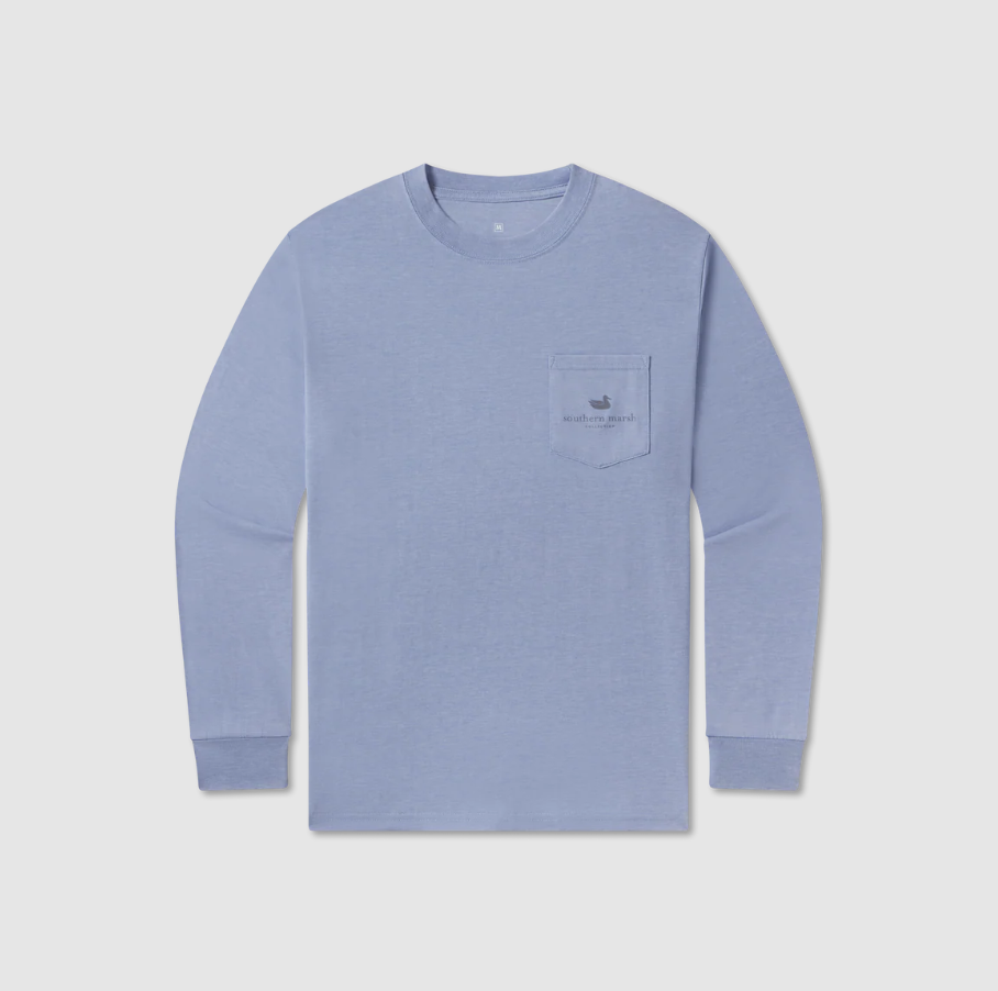 LS SEAWASH™ Tee - Lab Trio - Washed Blue