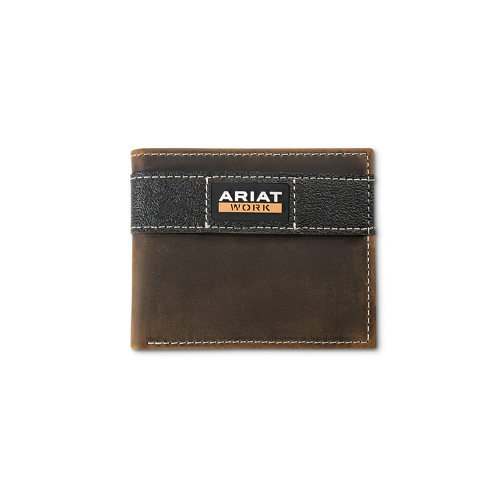 Ariat Work Brown Bifold Wallet
