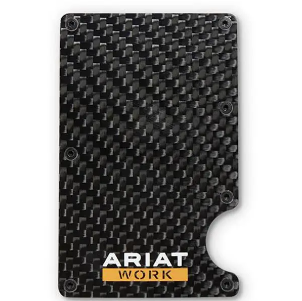 Ariat Work Utility Carbon Fiber Black Wallet