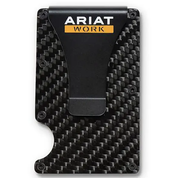 Ariat Work Utility Carbon Fiber Black Wallet