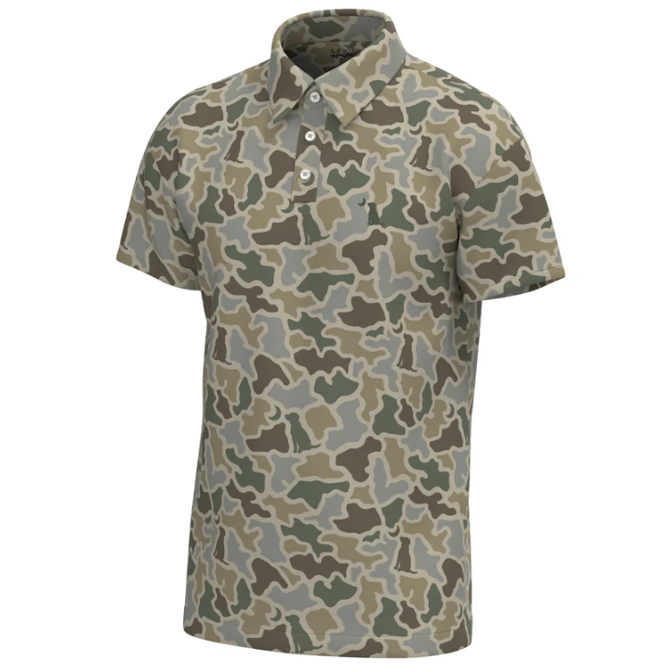 Dirty Myrtle Polo - Sand Dog & Moon Camo
