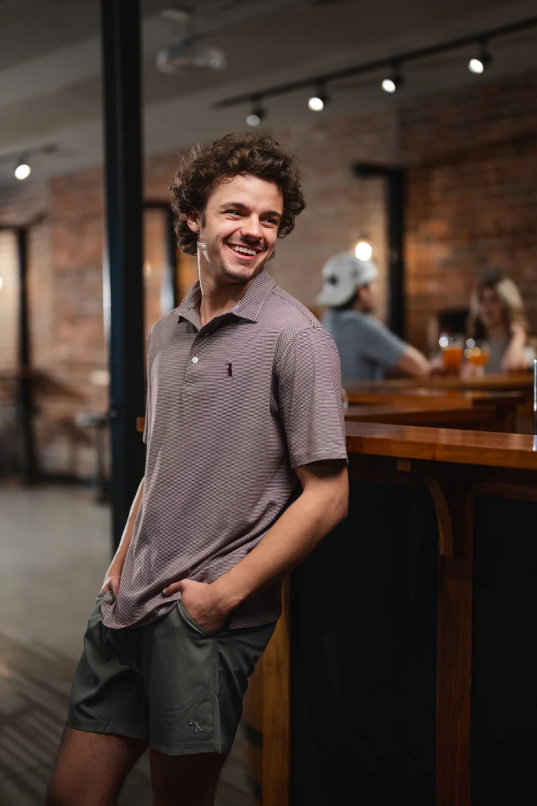 Driftwood Polo - Maroon