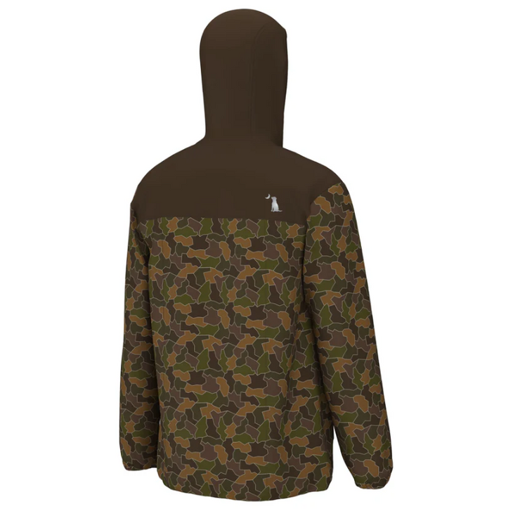 Two Tone Rain Jacket - Brown