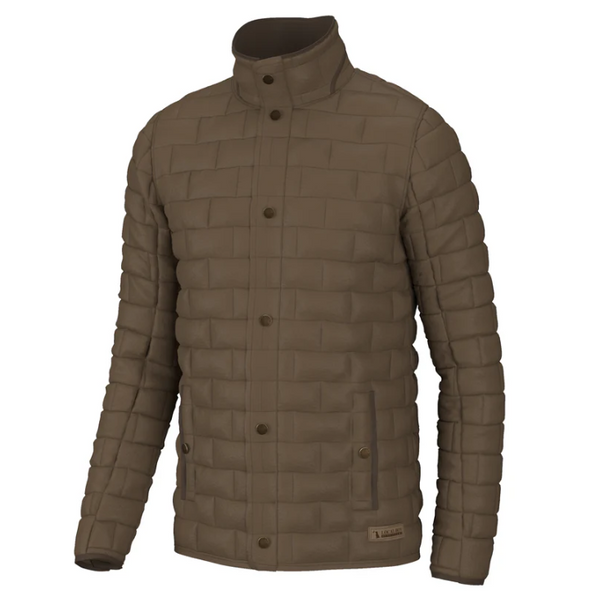 Brick Quilted Jacket - Mocha