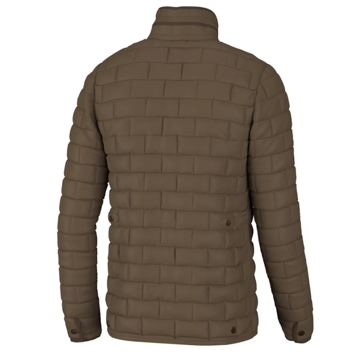 Brick Quilted Jacket - Mocha