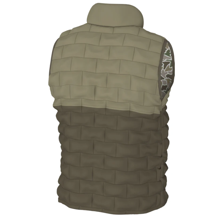 Duck Down Reversible Vest - Duck Camo