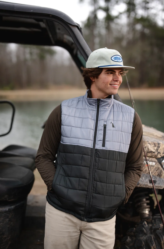 Duck Down Reversible Vest - Localflage Bluff