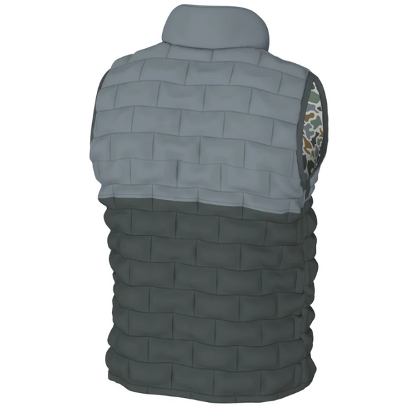 Duck Down Reversible Vest - Localflage Bluff