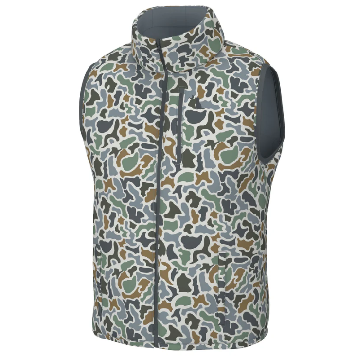 Duck Down Reversible Vest - Localflage Bluff