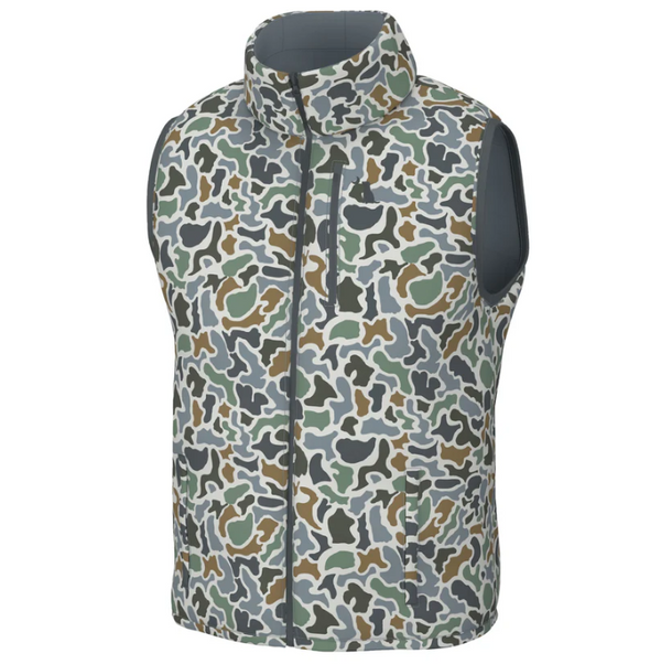 Duck Down Reversible Vest - Localflage Bluff