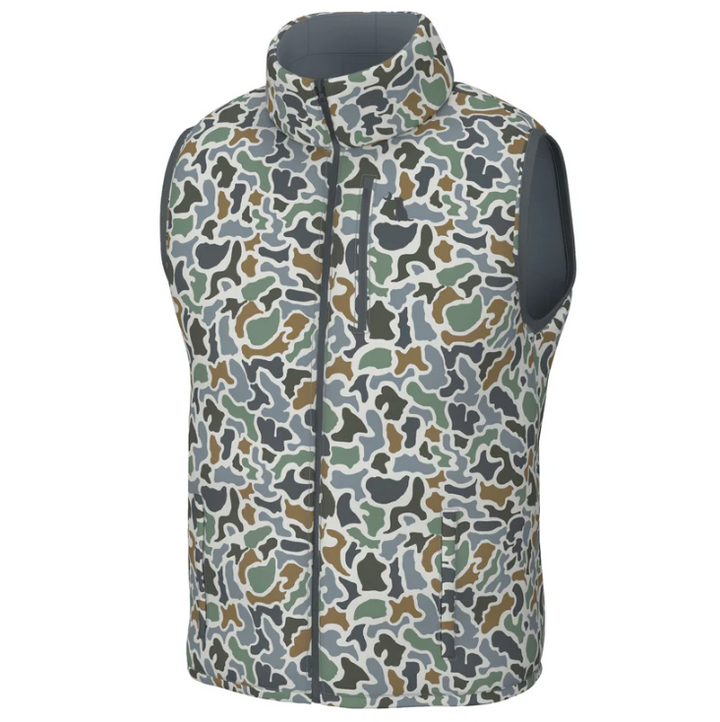 Duck Down Reversible Vest - Localflage Bluff
