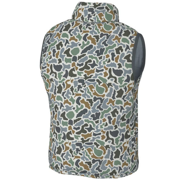 Duck Down Reversible Vest - Localflage Bluff