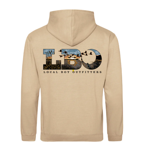 Youth Brushwood Hoodie - LBO Marsh Scene