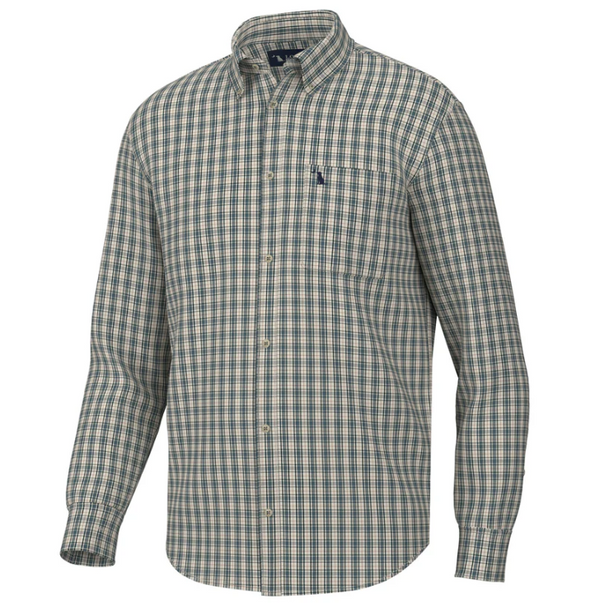 Faulk Dress Shirt - Ocean/Beige/Rust