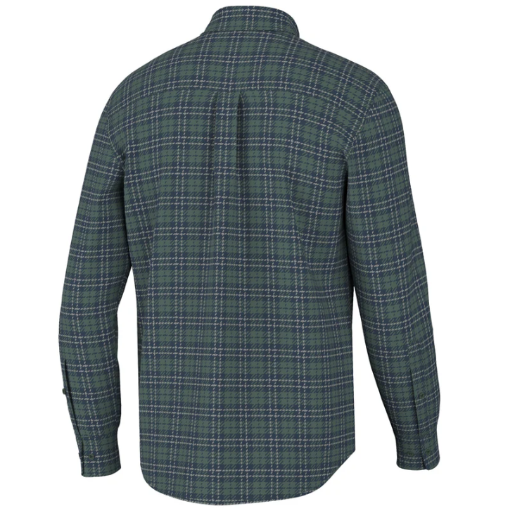 Hilton Stretch Flannel - Sage/Navy/Gray