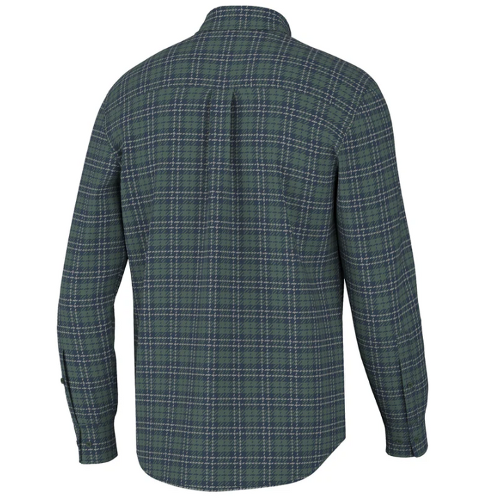 Hilton Stretch Flannel - Sage/Navy/Gray