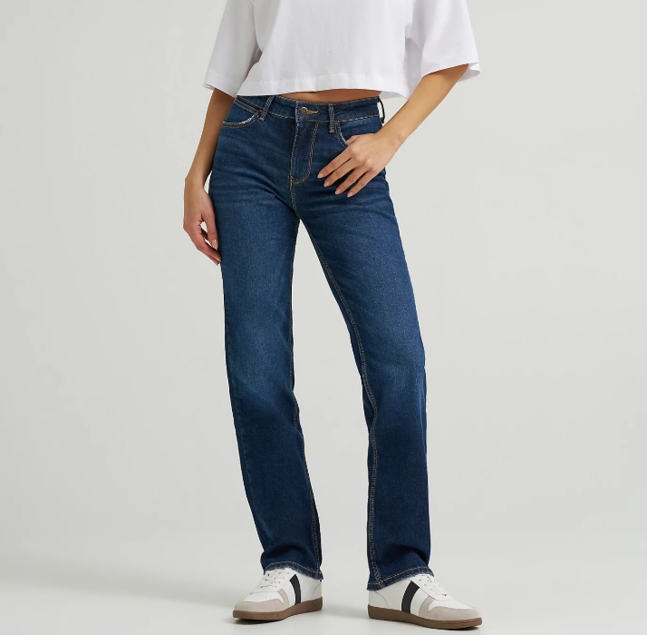 Women's Wrangler® High Rise True Straight Leg Jean - Berry Dark