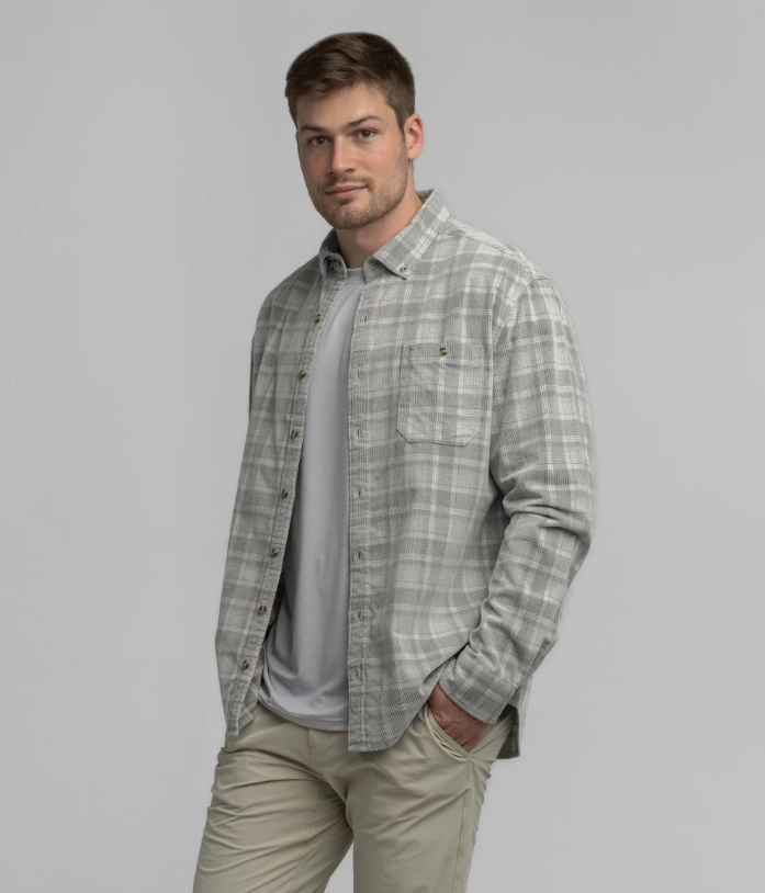 Braxton Lightweight Cord Flannel - Avondale